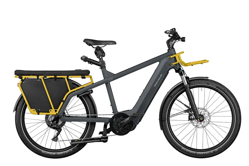 Riese and Muller Multicharger GT Touring 750 Electric Bike Utility Grey/Curry Matt-1
